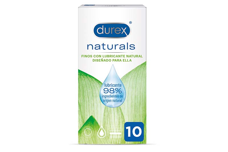 Durex NATURALS 10 Preservativos
